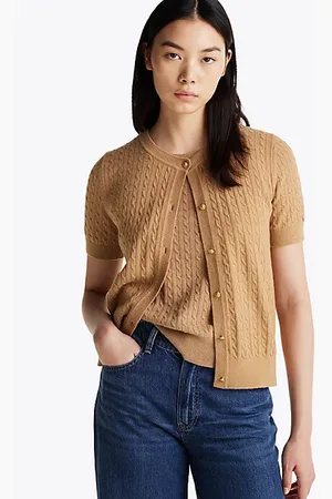 Tommy Hilfiger Cardigan a maniche corte in misto lana