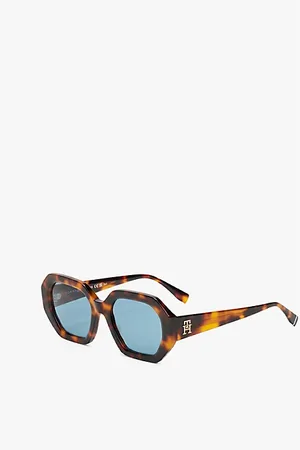 Tommy Hilfiger Occhiali da sole esagonali con monogramma TH