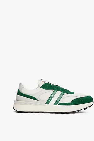 Tommy Hilfiger Sneakers in camoscio con mix di texture