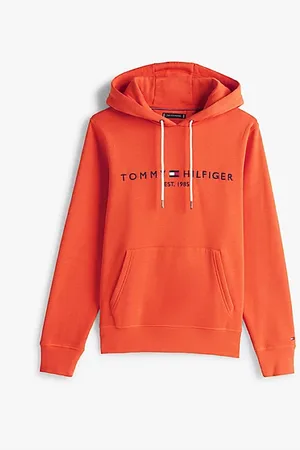 Tommy Hilfiger Felpa con cappuccio e logo ricamato