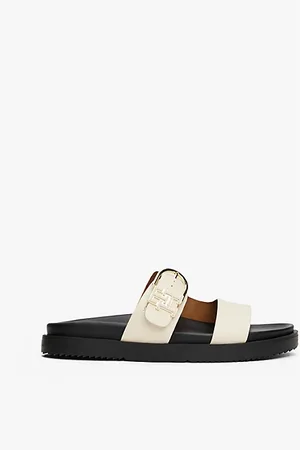 Tommy Hilfiger Sandali in pelle con monogramma TH
