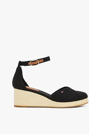 Tommy Hilfiger Sandali espadrillas in tela con plateau
