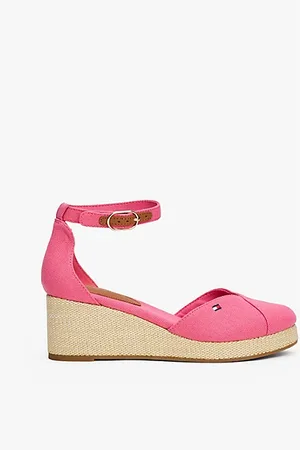 Tommy Hilfiger Sandali espadrillas in tela con plateau