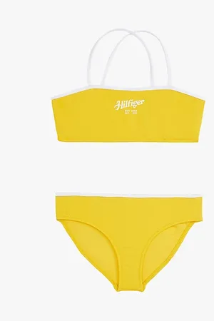 Tommy Hilfiger Completo bralette bikini con logo
