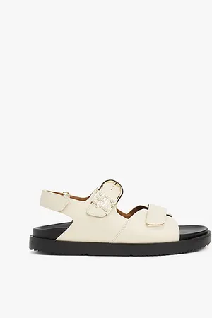 Tommy Hilfiger Sandali in pelle con monogramma TH