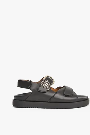 Tommy Hilfiger Sandali in pelle con monogramma TH