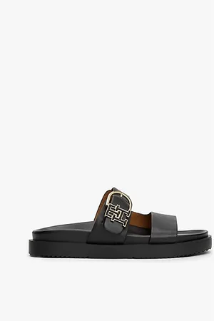 Tommy Hilfiger Sandali in pelle con monogramma TH