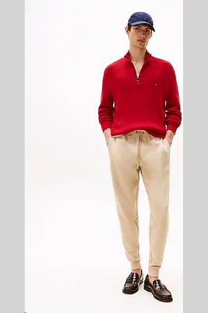Tommy Hilfiger Joggers con lacci e bandierina ricamata