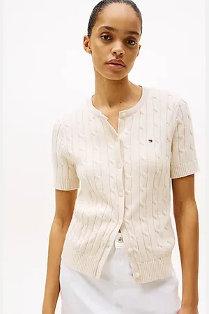 Tommy Hilfiger Cardigan a maniche corte in maglia