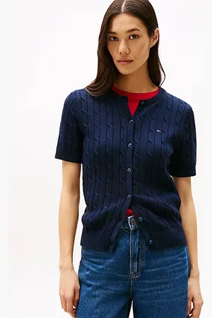 Tommy Hilfiger Cardigan a maniche corte in maglia