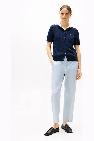 Tommy Hilfiger Pantaloni chino slim fit dritti alla caviglia