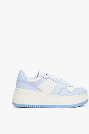 Tommy Hilfiger Sneakers stile basket in pelle con suola alta