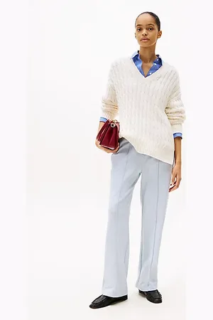Tommy Hilfiger Joggers straight fit con bandierina