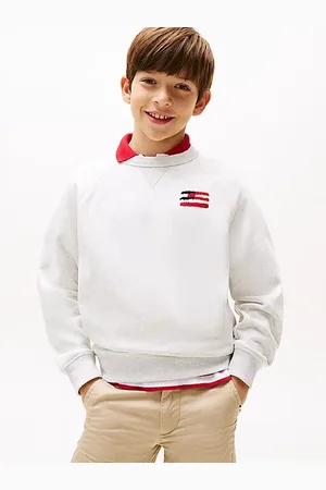 Tommy Hilfiger Felpa relaxed fit con bandierina