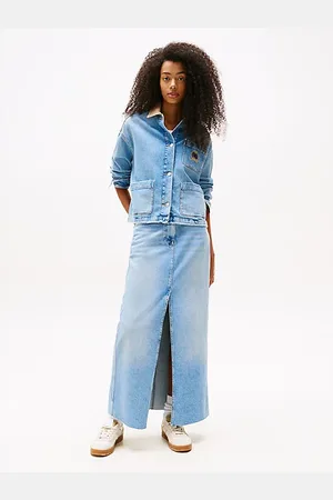 Tommy Hilfiger Gonna lunga Claire in denim