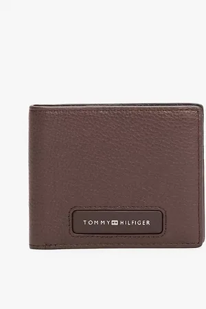 Tommy Hilfiger Portafogli bifold TH Monogram in pelle