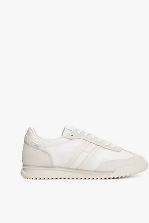 Tommy Hilfiger Sneakers Rétro in pelle con mix di texture