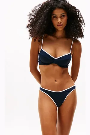 Tommy Hilfiger Top bikini a balconcino con ferretti