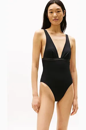 Tommy Hilfiger Costume intero con logo tono su tono