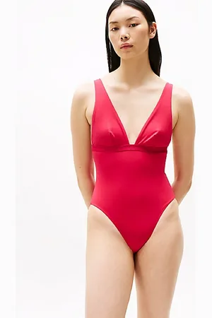 Tommy Hilfiger Costume intero con logo tono su tono