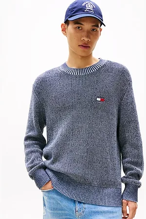 Tommy Hilfiger Pullover a coste con distintivo