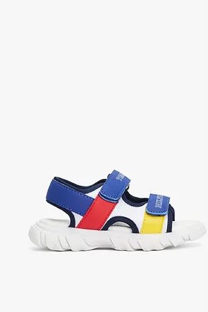 Tommy Hilfiger Sandali color block con chiusura a strappo
