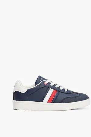 Tommy Hilfiger Sneakers con mix di texture e bandiera