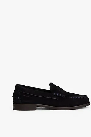 Tommy Hilfiger Mocassini in pelle scamosciata con logo