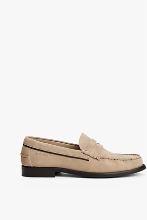 Tommy Hilfiger Mocassini in pelle scamosciata con logo