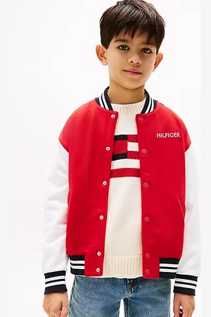 Tommy Hilfiger Bomber oversize con motivo color block