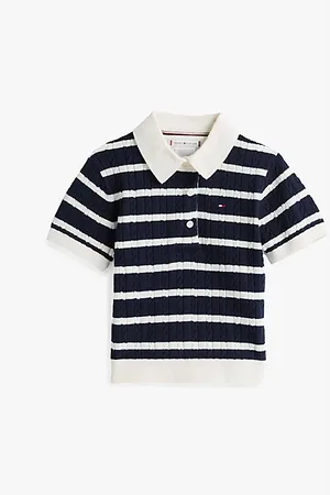 Tommy Hilfiger Polo Adaptive in maglia intrecciata