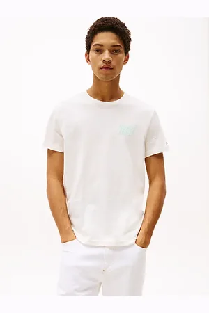 Tommy Hilfiger T-shirt slim fit con logo in rilievo