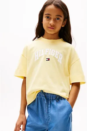 Tommy Hilfiger T-shirt mélange Varsity con logo