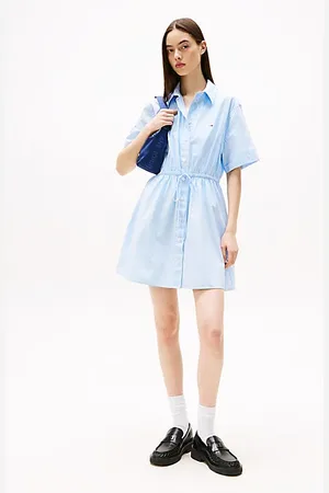Tommy Hilfiger Chemisier corto relaxed fit a righe