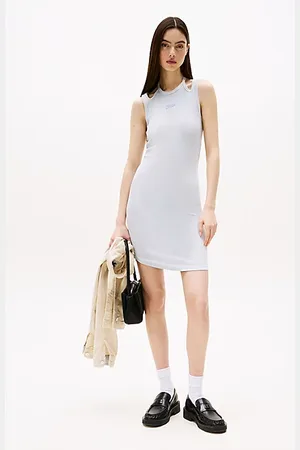 Tommy Hilfiger Vestito corto aderente a coste