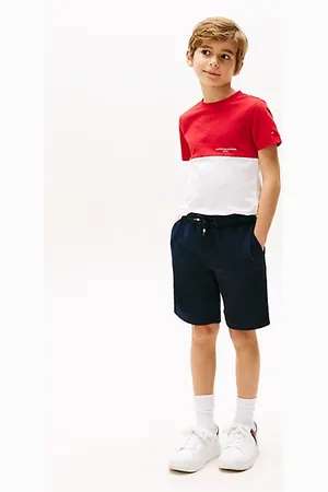Tommy Hilfiger Completo T-shirt color block e shorts