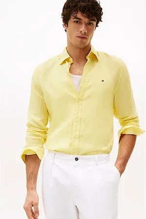 Tommy Hilfiger Camicia regular fit in puro lino