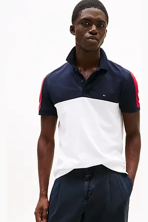 Tommy Hilfiger Polo regular fit con motivo color block