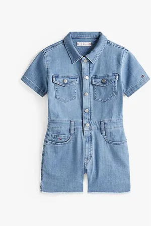 Tommy Hilfiger Tuta corta Adaptive con bandierina ricamata