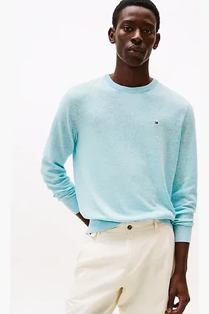 Tommy Hilfiger Pullover in misto cotone e lino