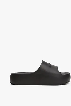 Tommy Hilfiger Sandali da piscina con plateau e logo
