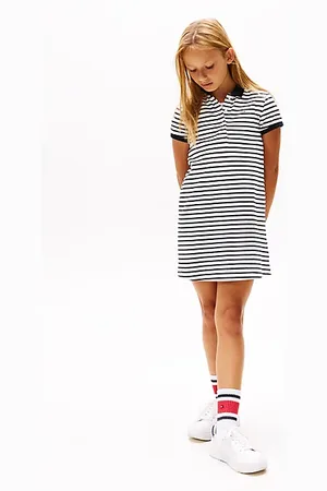 Tommy Hilfiger Vestito polo con dettagli a contrasto