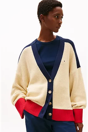 Tommy Hilfiger Cardigan relaxed fit con scollatura a V