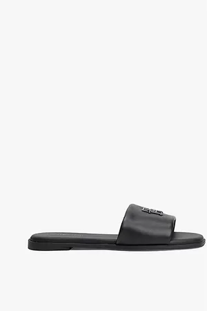 Tommy Hilfiger Mule in pelle con monogramma TH