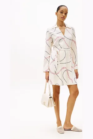 Tommy Hilfiger Vestito scaldacuore con stampa all over