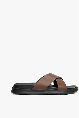 Tommy Hilfiger Sandali in pelle con fasce incrociate