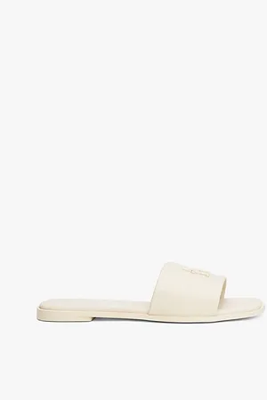 Tommy Hilfiger Mule in pelle con monogramma TH