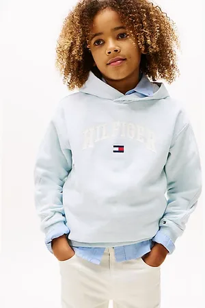 Tommy Hilfiger Felpa Varsity con cappuccio e logo