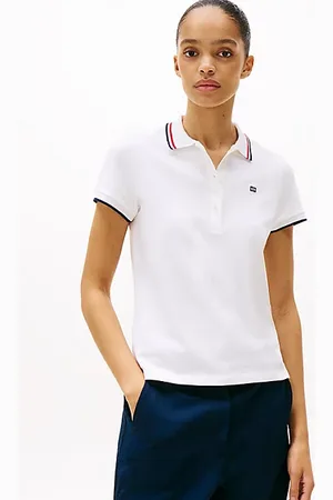 Tommy Hilfiger Polo slim fit con bandierina a contrasto