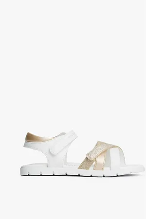 Tommy Hilfiger Sandali con fascette metallizzate e glitter